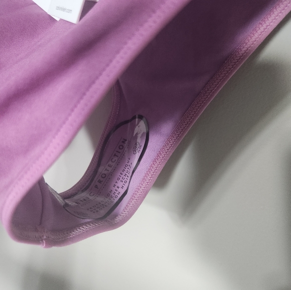 NWT Purple Calvin Klein swim set sz sm - Picture 7 of 9